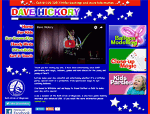 Tablet Screenshot of davehickory.co.uk